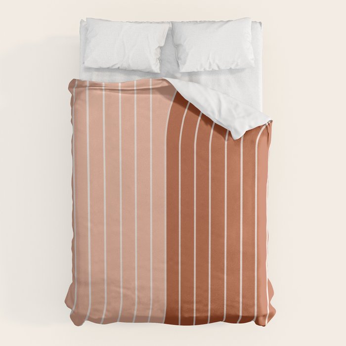 Two Tone Line Curvature XXIX Duvet Cover Gallery Image 6