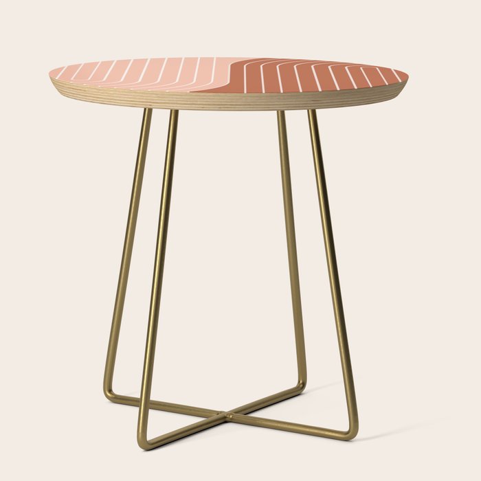 Two Tone Line Curvature XXIX Side Table Gallery Image 1