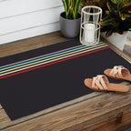 Ujimasa - Classic Retro Stripes Outdoor Rug Gallery Image 2