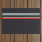 Ujimasa - Classic Retro Stripes Outdoor Rug Gallery Image 1