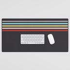 Ujimasa - Classic Retro Stripes Desk Mat Gallery Image 1