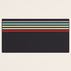 Ujimasa - Classic Retro Stripes Desk Mat Gallery Image 3