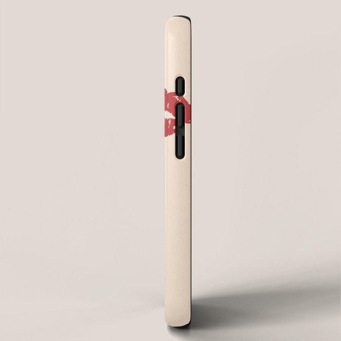 Bisou Bisou. Retro Guest Check  iPhone Case Gallery Image 2