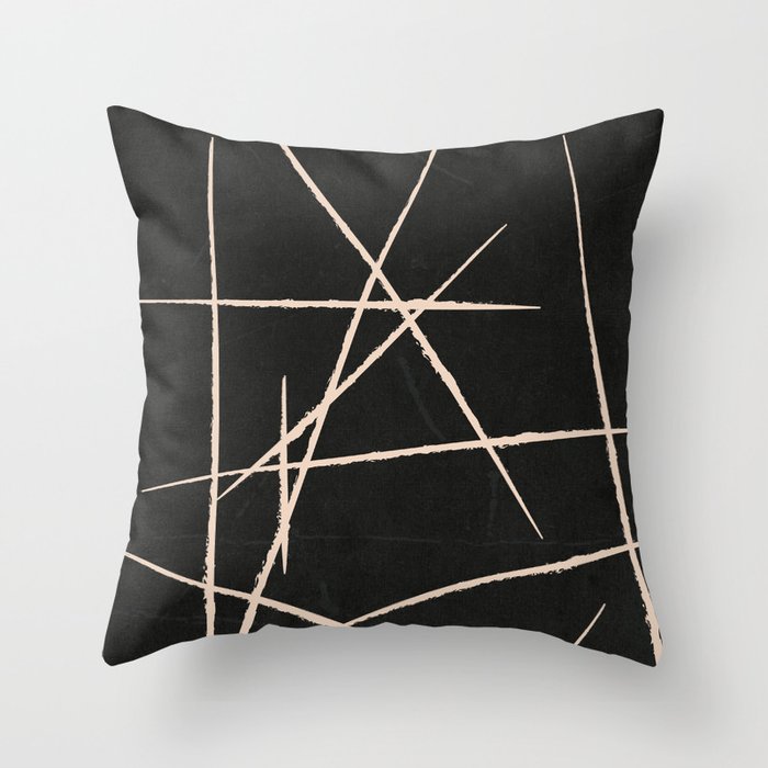 Abstract Minimal Art 28 Throw Pillow Gallery Image 1