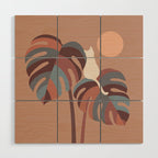 Cat and Plant 41 Wood Wall Art Gallery Image 1