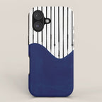 Lines and Wave (Blue) iPhone Case Gallery Image 1