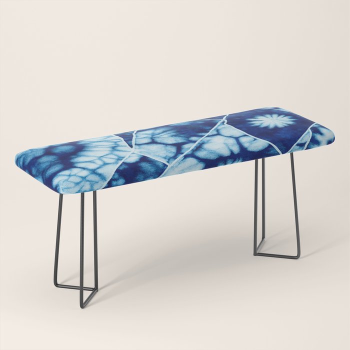 Shibori: Japanese Indigo Tie-Dye Pattern 02 Bench Gallery Image 1