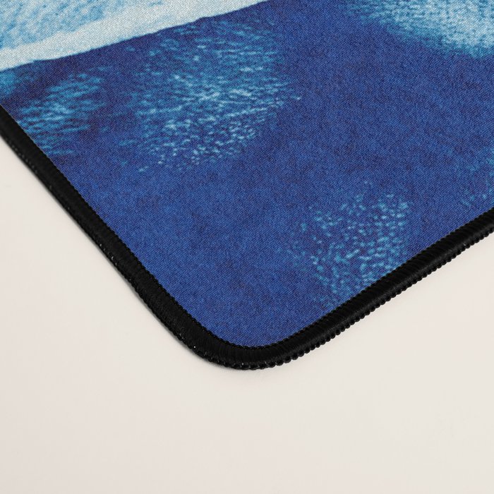 Shibori: Japanese Indigo Tie-Dye Pattern 02 Desk Mat Gallery Image 4