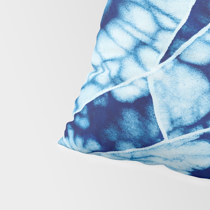 Shibori: Japanese Indigo Tie-Dye Pattern 02 Pillow Sham Gallery Image 4