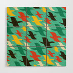 Birds are flying Wood Wall Art Gallery Image 1