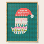 Happy Holidays Santa Claus Serving Tray Gallery Image 1