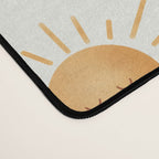 Peace Sun Face, Calm Happy Sunshine Watercolor Desk Mat Gallery Image 4