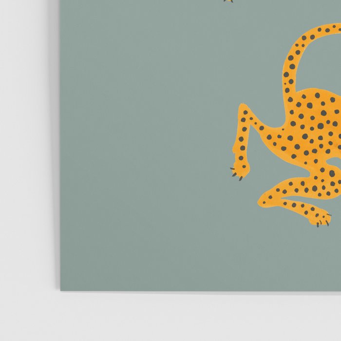 Leopard Race - blue Poster Gallery Image 3