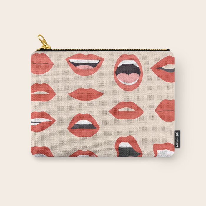 Lips III Carry All Pouch Gallery Image 1