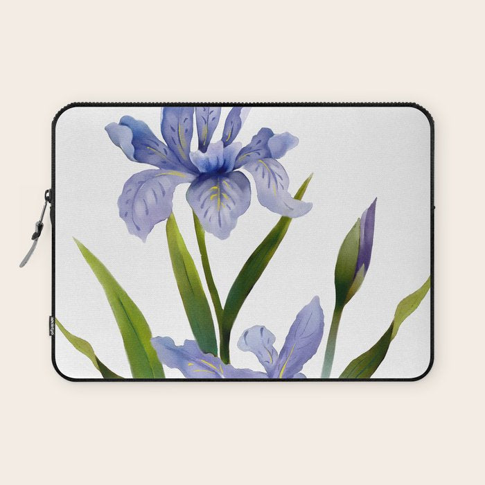 Purple Iris Laptop Sleeve Gallery Image 1