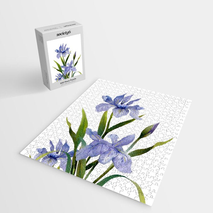 Purple Iris Jigsaw Puzzle Gallery Image 2