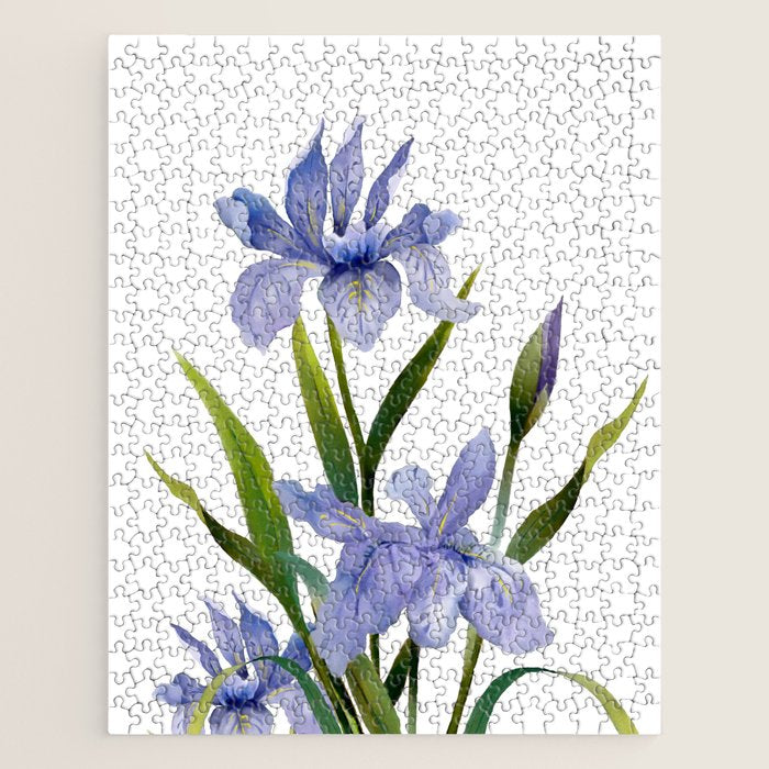 Purple Iris Jigsaw Puzzle Gallery Image 1