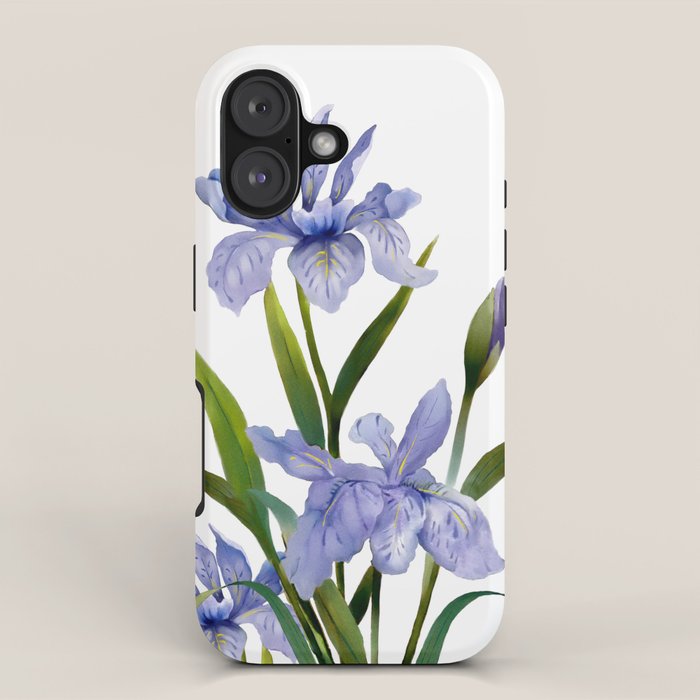 Purple Iris iPhone Case Gallery Image 1