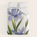 Purple Iris Duvet Cover Gallery Image 6
