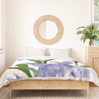 Purple Iris Duvet Cover Gallery Image 3