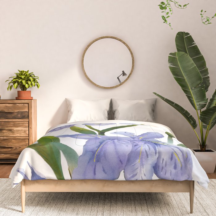 Purple Iris Comforter Gallery Image 3