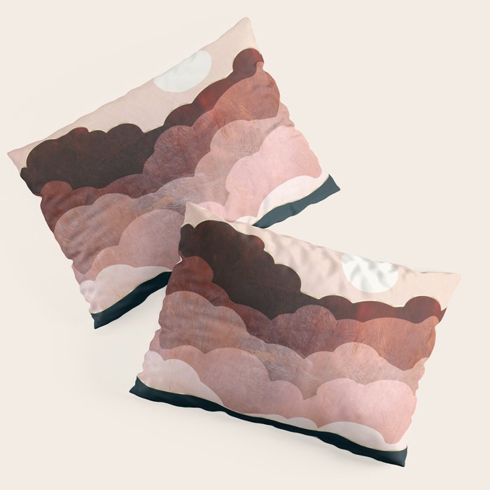 Amber Clouds Pillow Sham Gallery Image 3