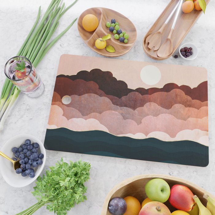 Amber Clouds Cutting Board Gallery Image 2