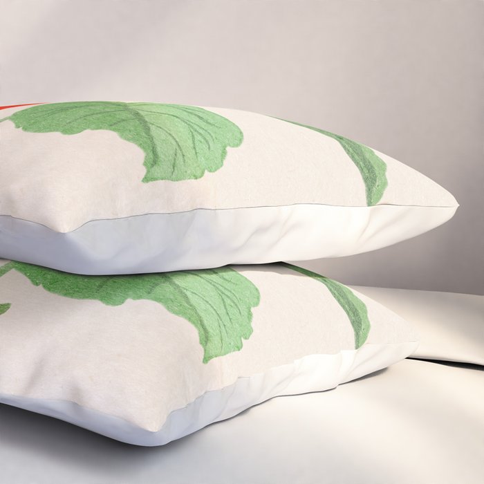 Hollyhock and Butterflies Pillow Sham Gallery Image 3