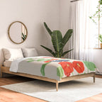 Hollyhock and Butterflies Comforter Gallery Image 2