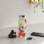 Hollyhock and Butterflies Water Bottle Gallery Image 4