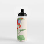 Hollyhock and Butterflies Water Bottle Gallery Image 2