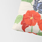Hollyhock and Butterflies Pillow Sham Gallery Image 4