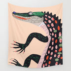 Crocodile Wall Tapestry Gallery Image 4