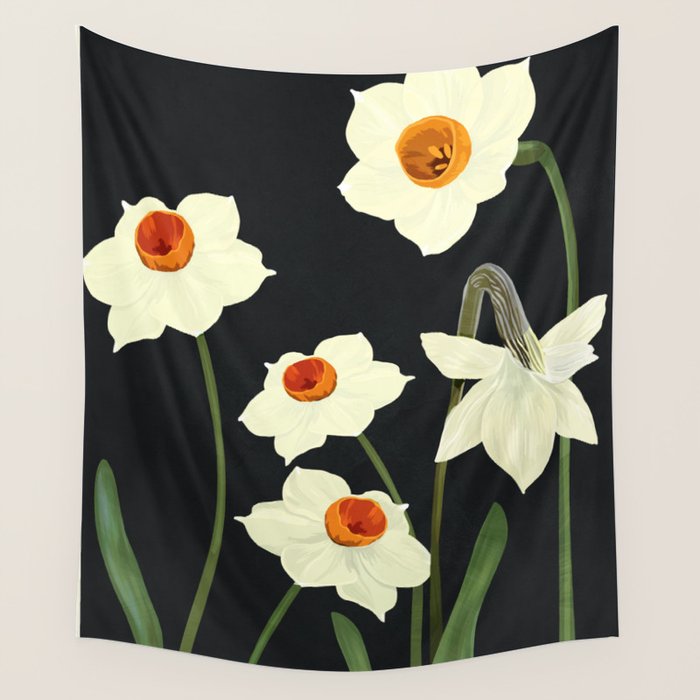 Beautiful Summer flowers I Wall Tapestry Gallery Image 4
