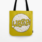 Libra Disco Ball Tote Bag Gallery Image 1