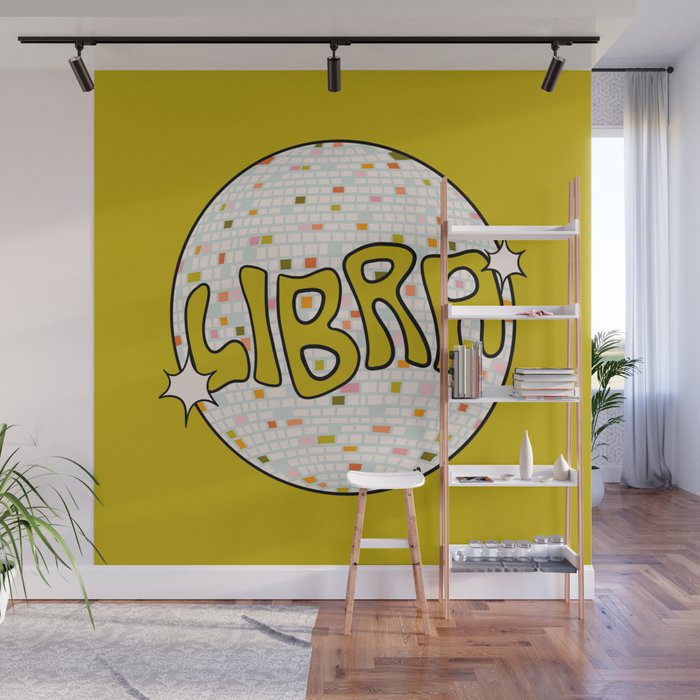 Libra Disco Ball Wall Mural Gallery Image 1