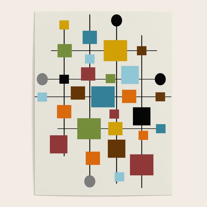Mid-Century Modern Art 1.3 Poster