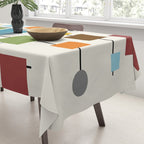 Mid-Century Modern Art 1.3 Tablecloth Gallery Image 3
