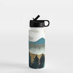 Forest Mist - Custom Horizontal Water Bottle Gallery Image 1