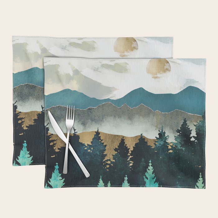 Forest Mist - Custom Horizontal Placemat Gallery Image 1