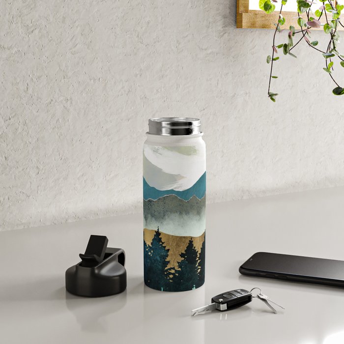 Forest Mist - Custom Horizontal Water Bottle Gallery Image 4