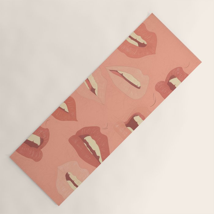 Playful Lips 2 Yoga Mat Gallery Image 1