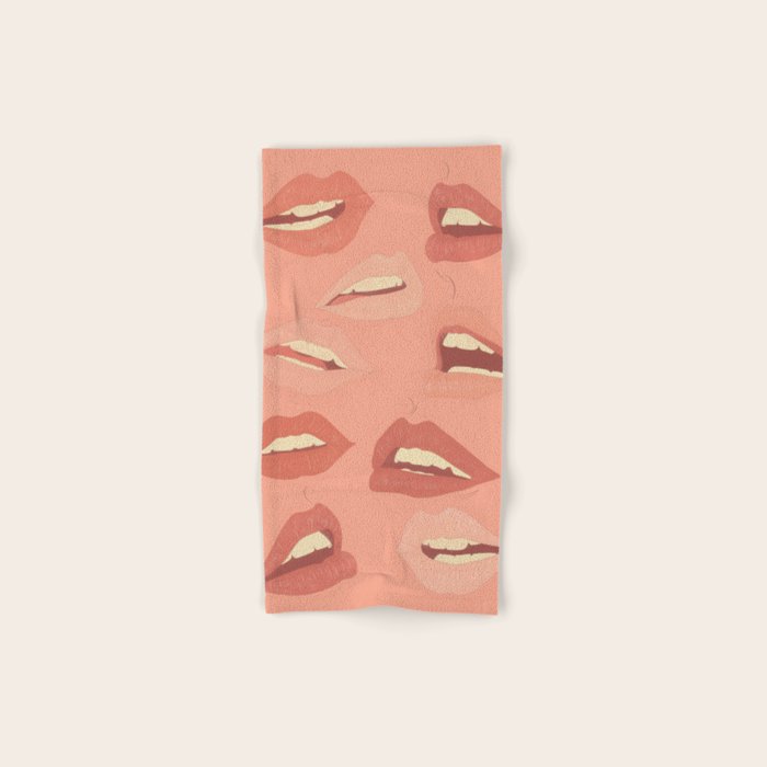 Playful Lips 2 Bath Towel Gallery Image 1