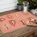 Playful Lips 2 Outdoor Rug Gallery Image 2