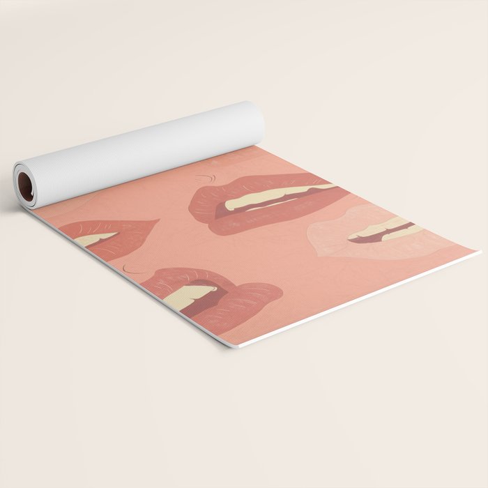 Playful Lips 2 Yoga Mat Gallery Image 2