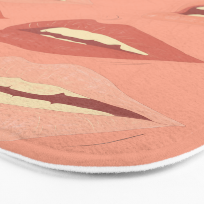 Playful Lips 2 Bath Mat Gallery Image 3