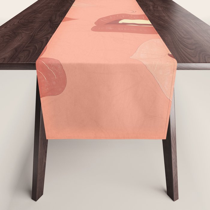 Playful Lips 2 Table Runner Gallery Image 1
