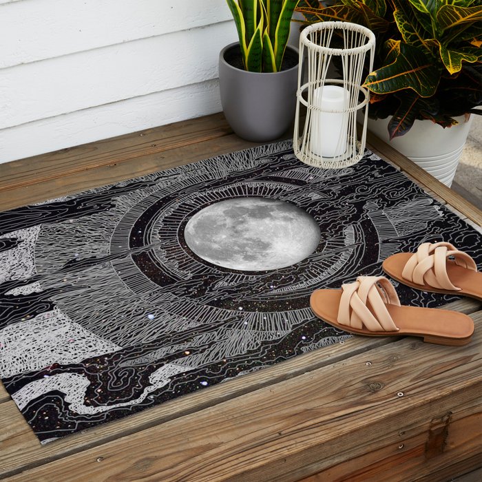 Moon Glow Outdoor Rug Gallery Image 2