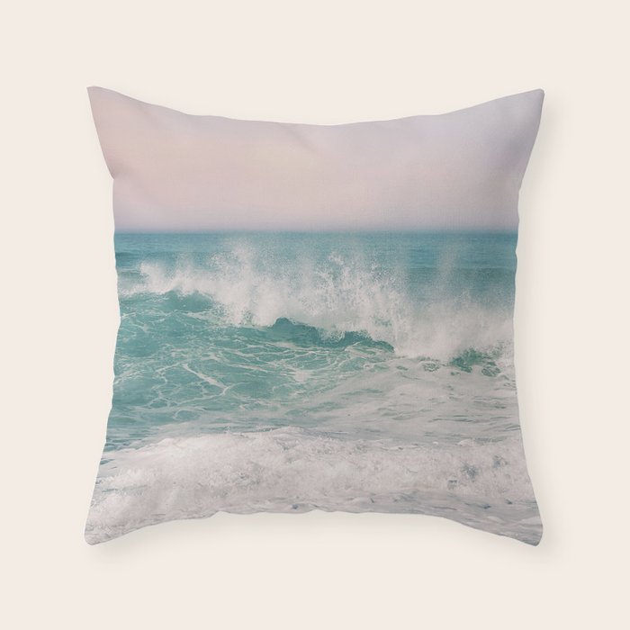 Tropical  Wave Roller Throw Pillow Gallery Image 6