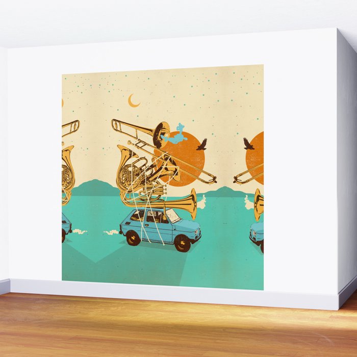 JAZZ JOURNEY Wall Mural Gallery Image 2